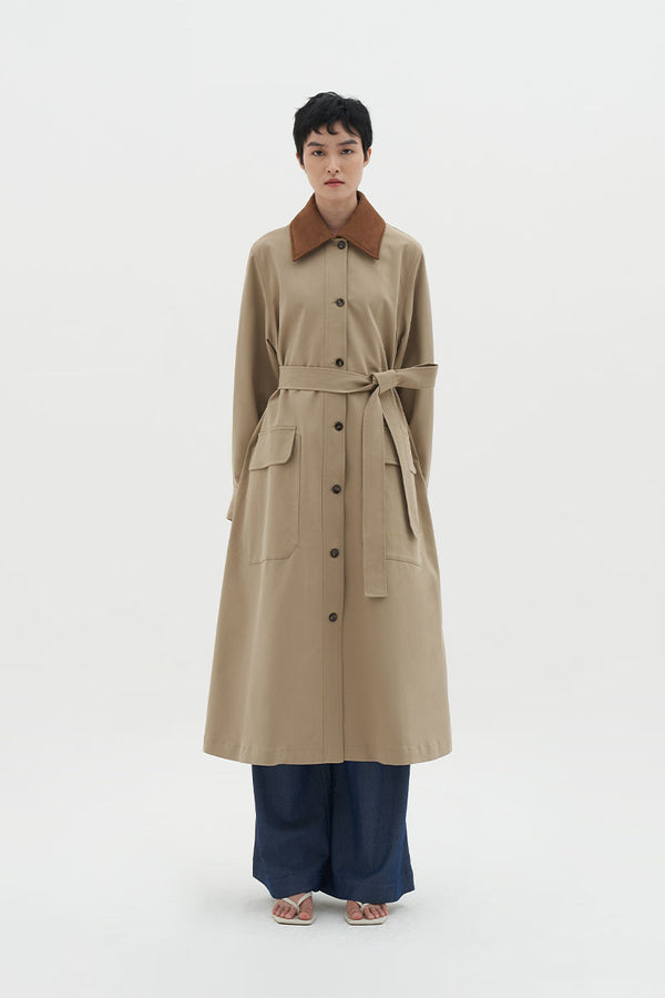Olan Coat | Khaki