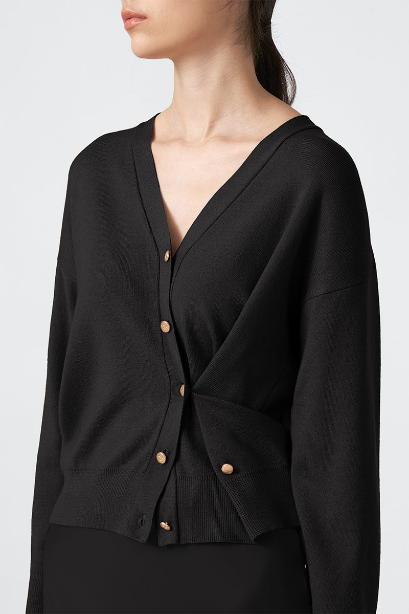 MMEHUILLET FOR DUMA - Olbit Cardigan | Black