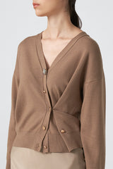 MMEHUILLET FOR DUMA - Olbit Cardigan | Taupe