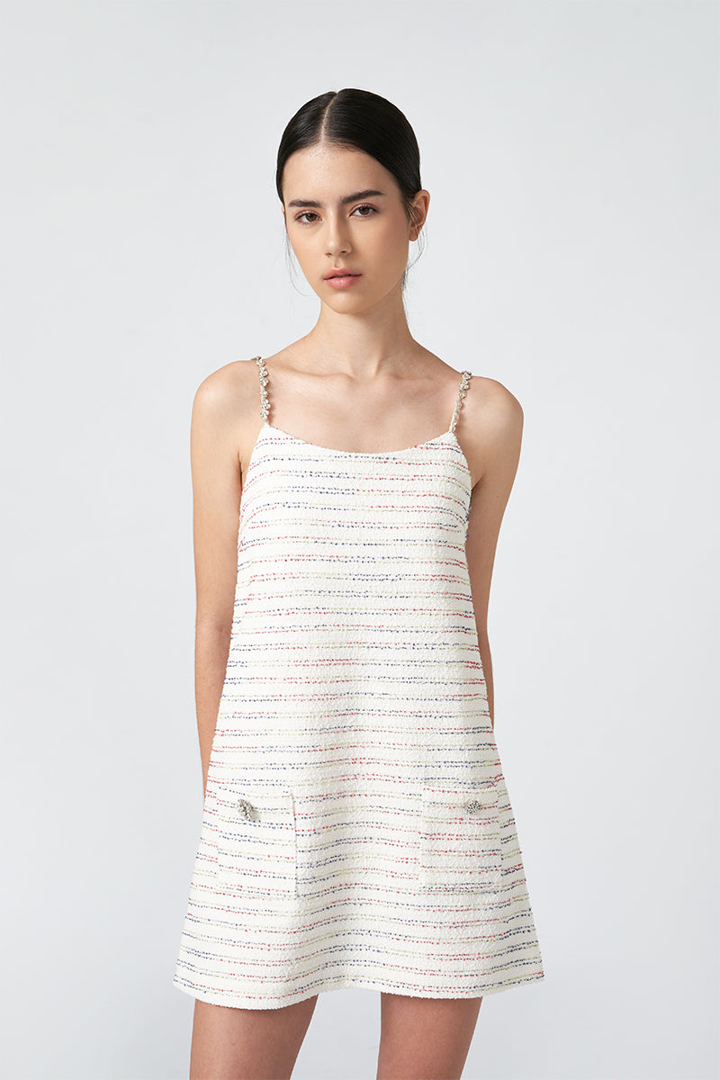 MMEHUILLET FOR DUMA - Oreum Dress | White Multi