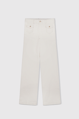 MMEHUILLET FOR DUMA - Baram Pants | Denim White