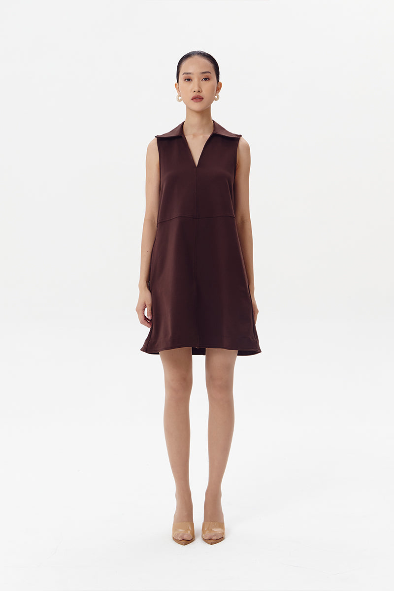 Rue Dress | Dark Brown