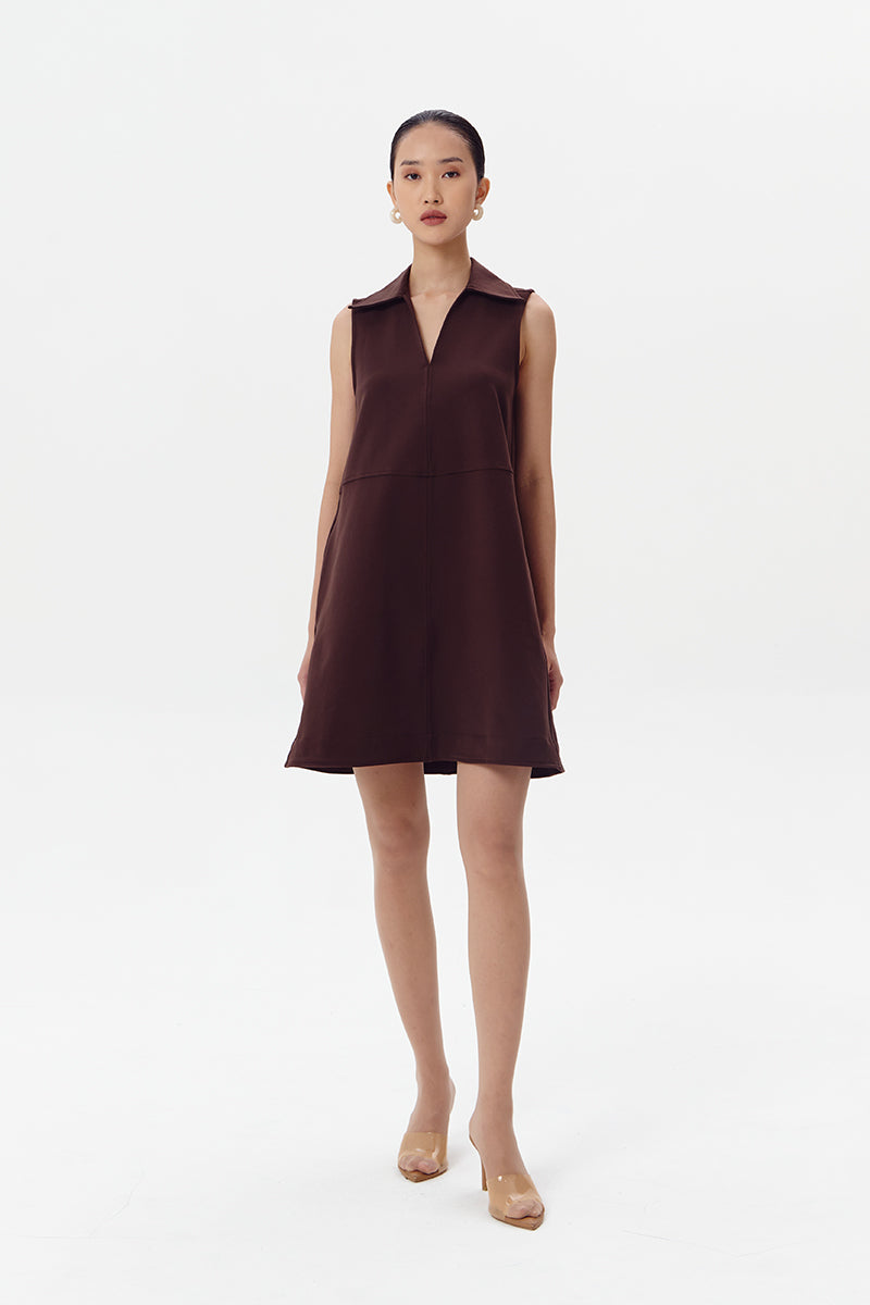 Rue Dress | Dark Brown