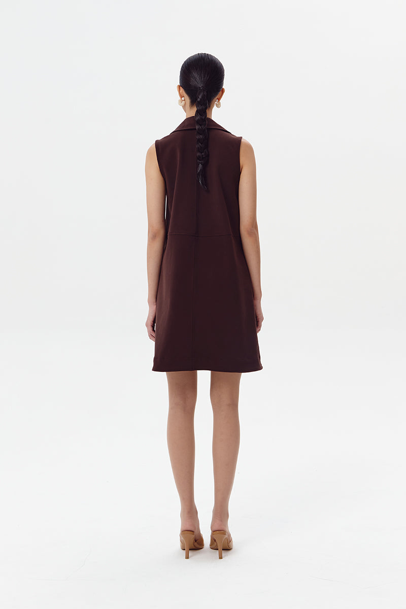 Rue Dress | Dark Brown