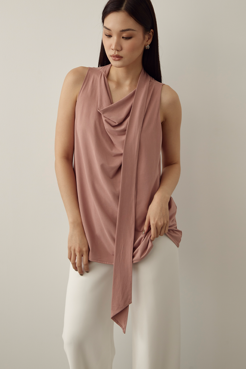 MMEHUILLET FOR DUMA - Rhea Top | Dusty Pink