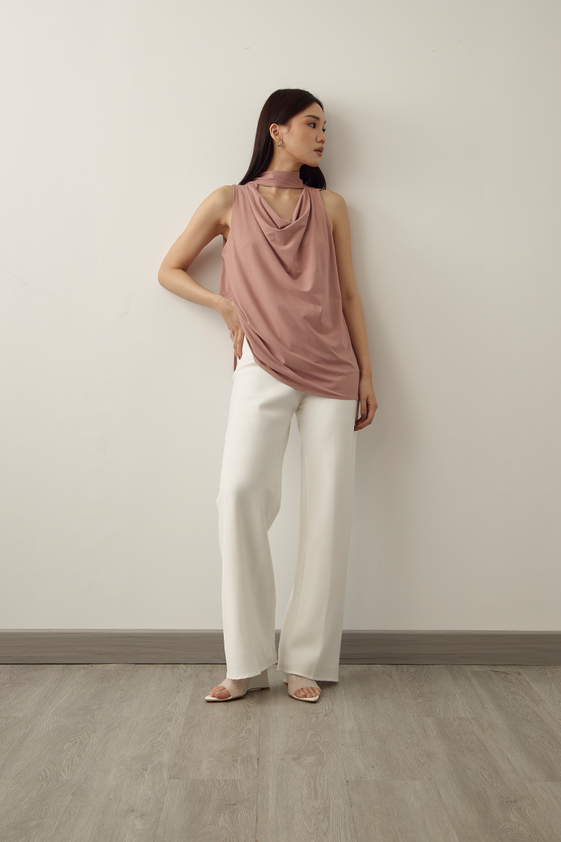 MMEHUILLET FOR DUMA - Rhea Top | Dusty Pink