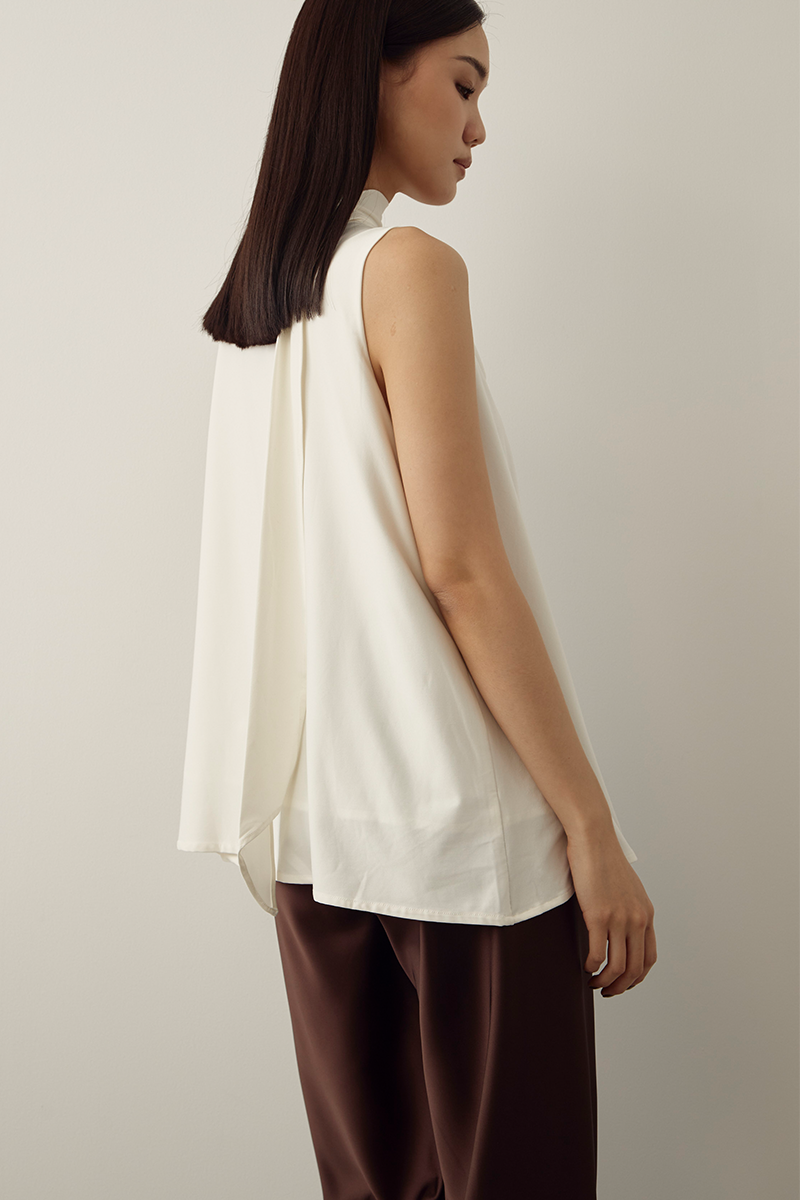 MMEHUILLET FOR DUMA - Rhea Top | White