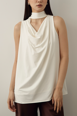 MMEHUILLET FOR DUMA - Rhea Top | White