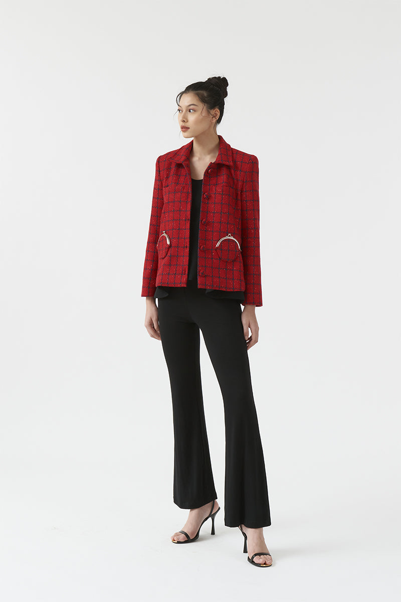 Rohe Tweed Outer Red