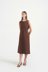 Suade Dress | Brown