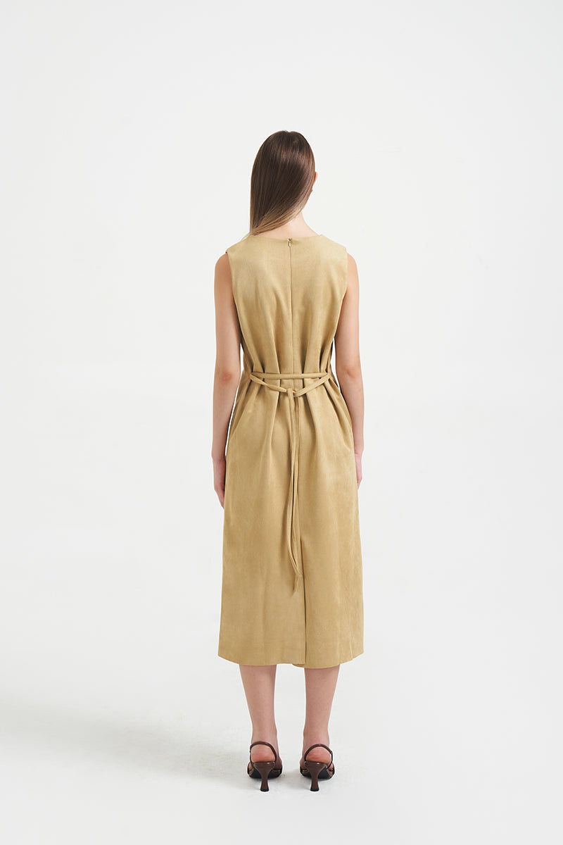 Suade Dress | Sand