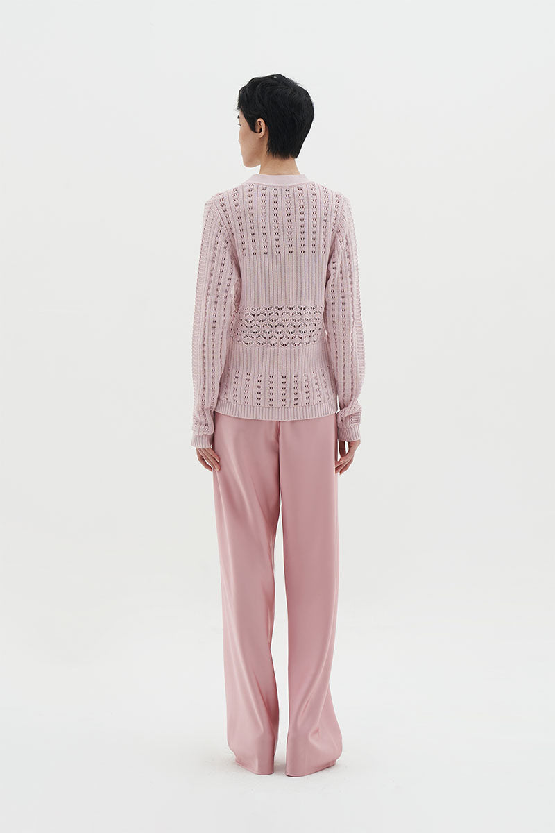 Sandre Cardigan | Pink