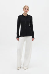 Tabi Knit Shirt | Black