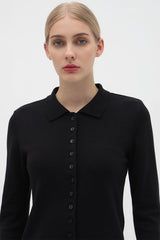 Tabi Knit Shirt | Black