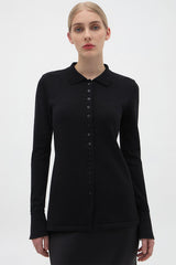 Tabi Knit Shirt | Black