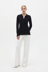 Tabi Knit Shirt | Black