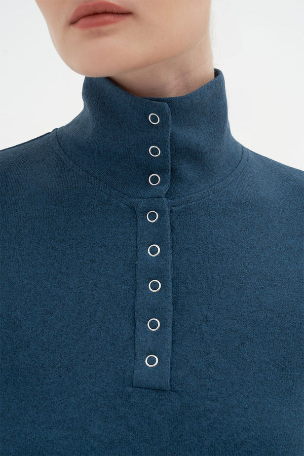 Tralo Top | Teal Blue