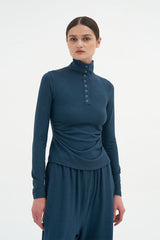 Tralo Top | Teal Blue