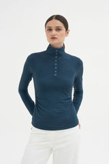 Tralo Top | Teal Blue