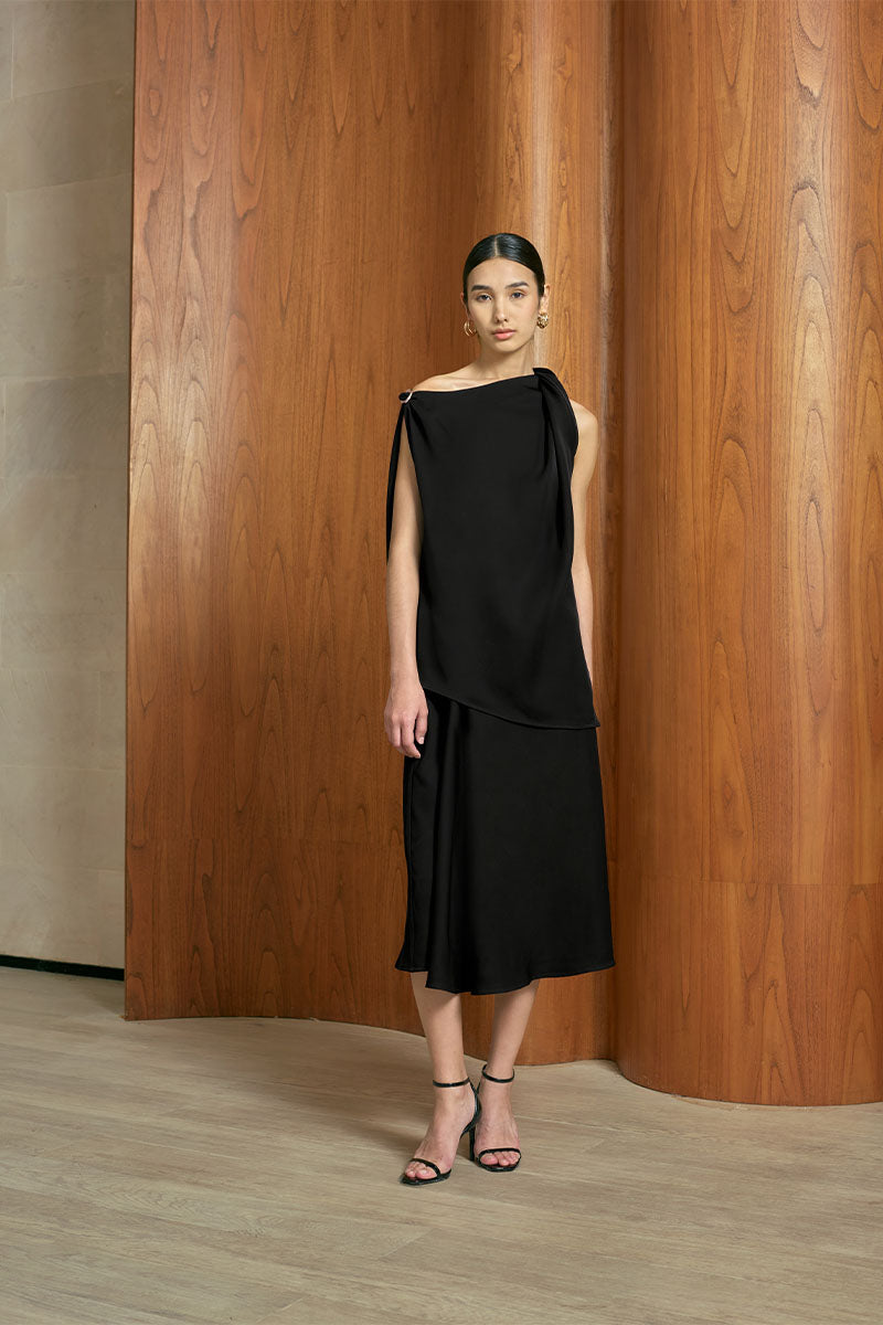 MMEHUILLET FOR DUMA - Thalia Top | Black