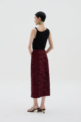 Xi An Skirt | Maroon