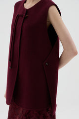 Yang Rong Top | Maroon