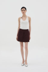 Yuan Skirt | Maroon