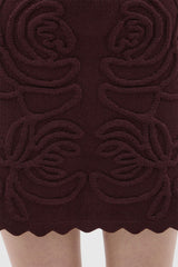 Yuan Skirt | Maroon