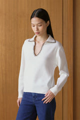 Zhang Sweater | White