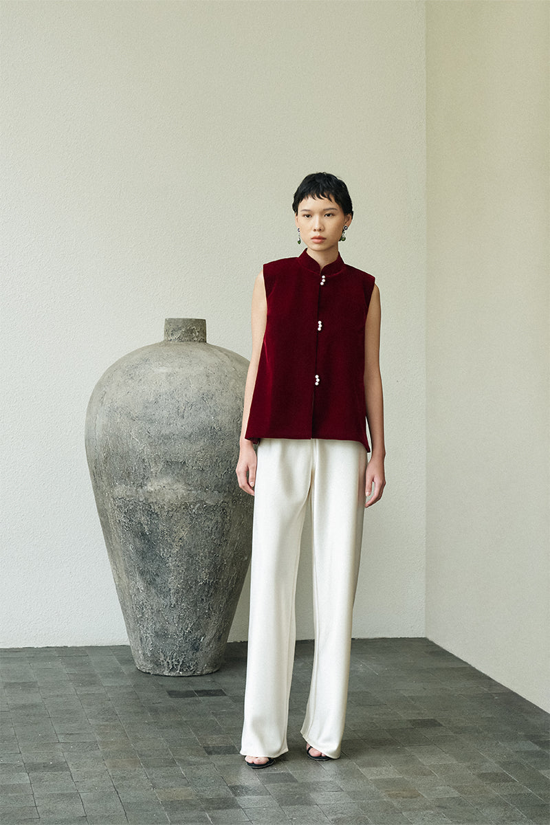 Zhen Top | Maroon