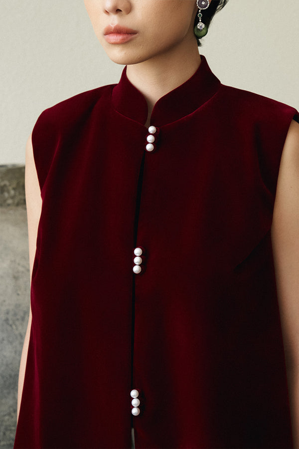 Zhen Top | Maroon