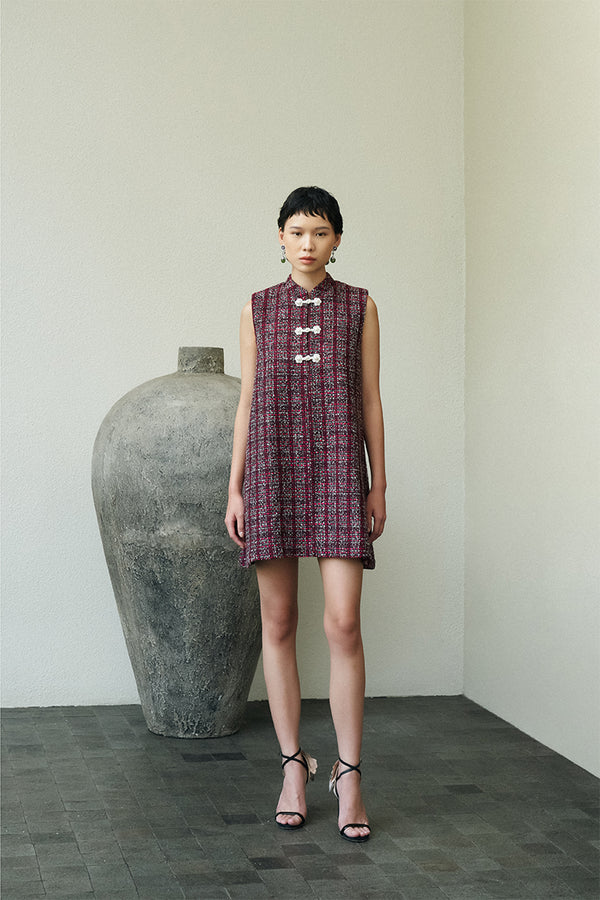 Zhupao Dress | Maroon