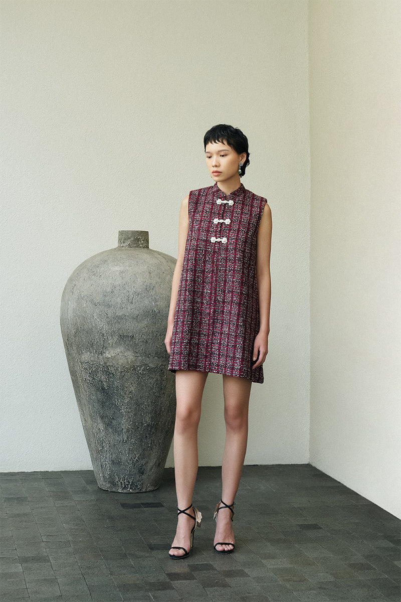 Zhupao Dress | Maroon