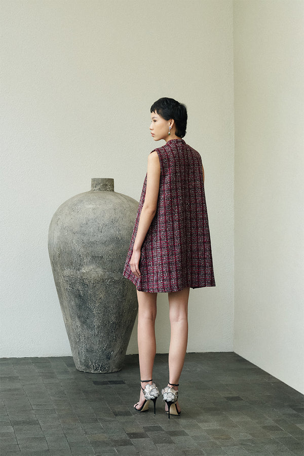 Zhupao Dress | Maroon