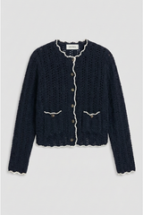 Positano Cardigan | Navy