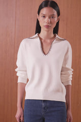 Zhang Sweater | White