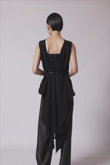 Emily Top | Black (Belt Included)