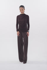 Tan Pants | Dark Brown