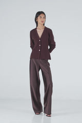 Getta Cardigan | Dark Brown