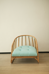 Louis Rattan Blue Armchair for Kids
